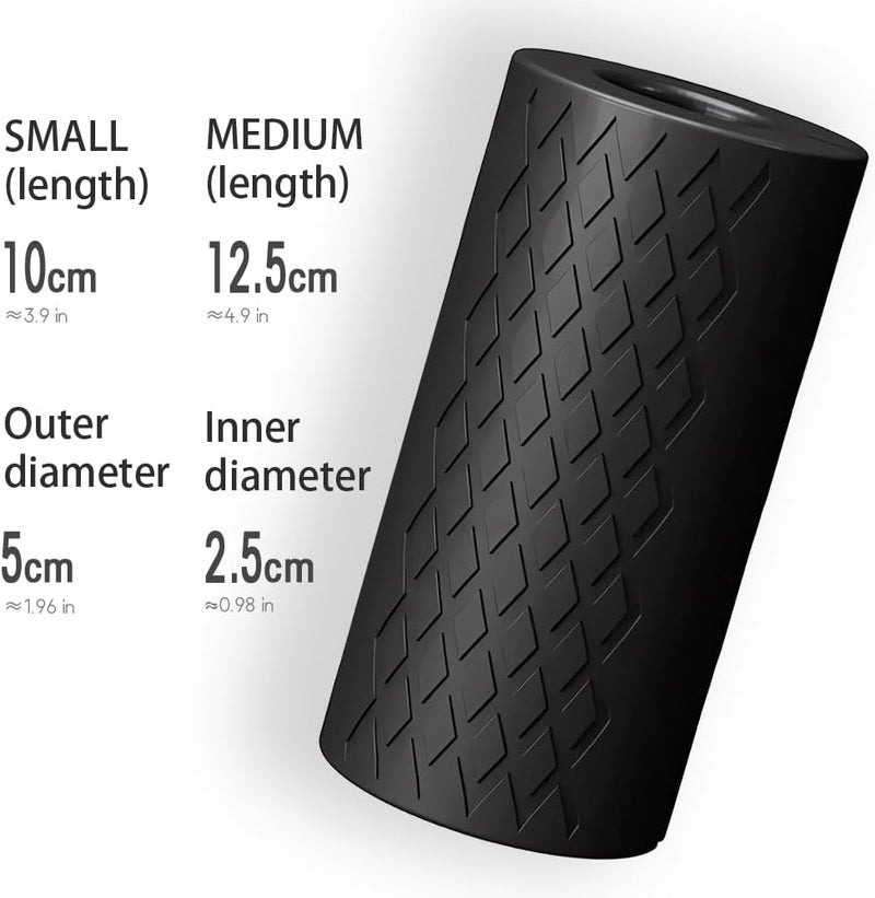 Querafja Rubber Barbell Grip, Thick Dumbbell Grip Arm Strength Tool, Barbell Clutch Suitable For Row/Puller/Kettlebell, Gym Biceps Arm Muscle Trainer - Image 3